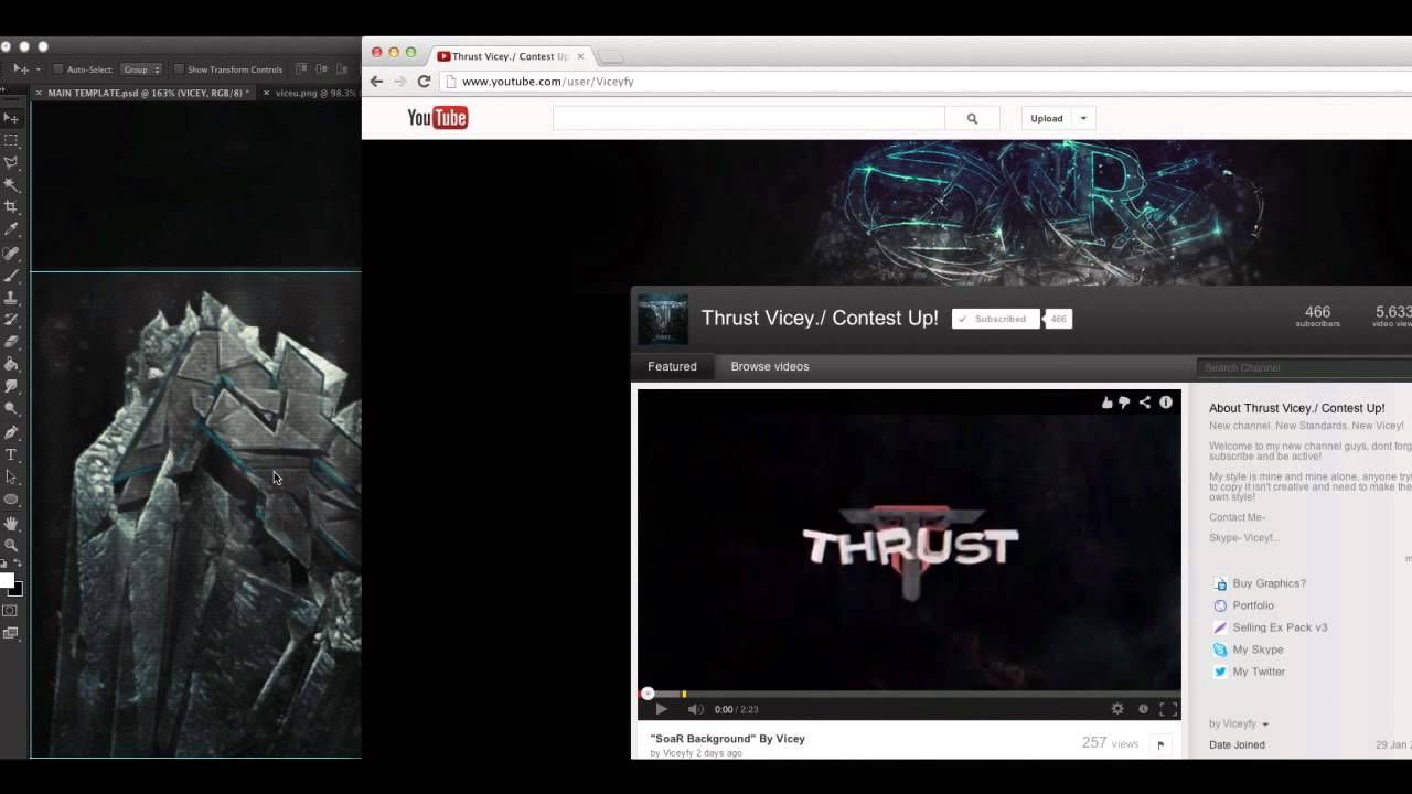 Speed art:Vicey entry(NEW LAYOUT)