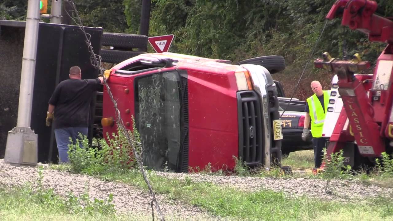 Paterson NJ Fire Department Operates at a Accident with an Overturned