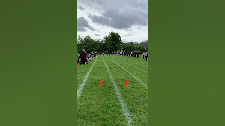 Primary 7 sports day sprint race first place again x