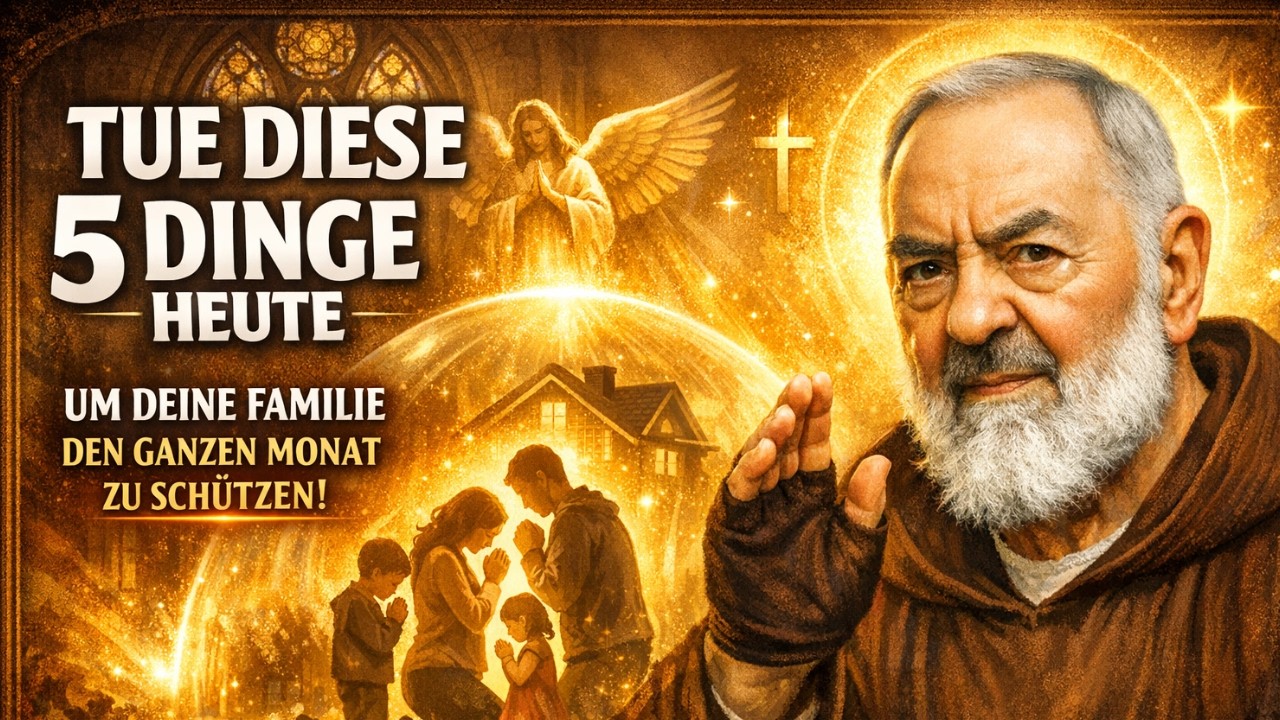 Tue diese 5 Dinge noch heute, um deine Familie den ganzen Monat zu schützen! – Pater Pio