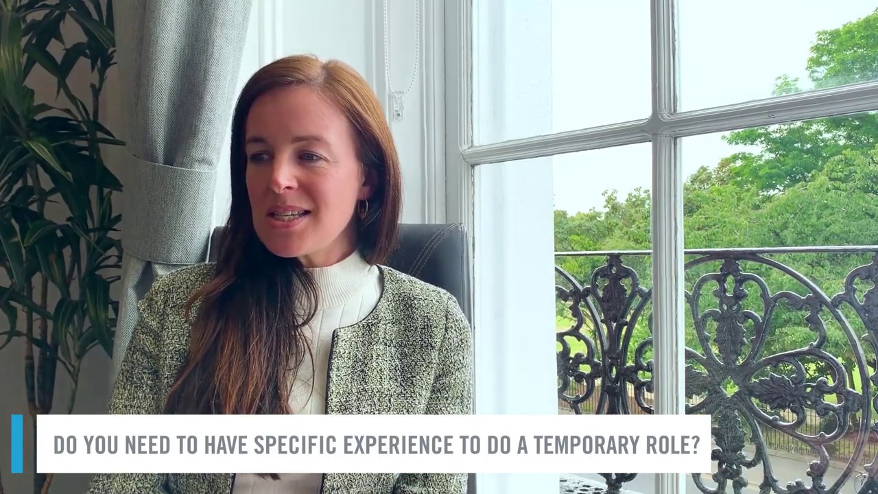 Do you need to have specific experience to do a temporary role? - YouTube