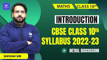 CBSE Class 10 Maths Syllabus 2022-23 | Introduction And Detail Discussion