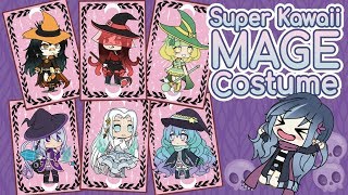 Super Kawaii Mage Costume Gacha Life Ootd Chibi Cosplay