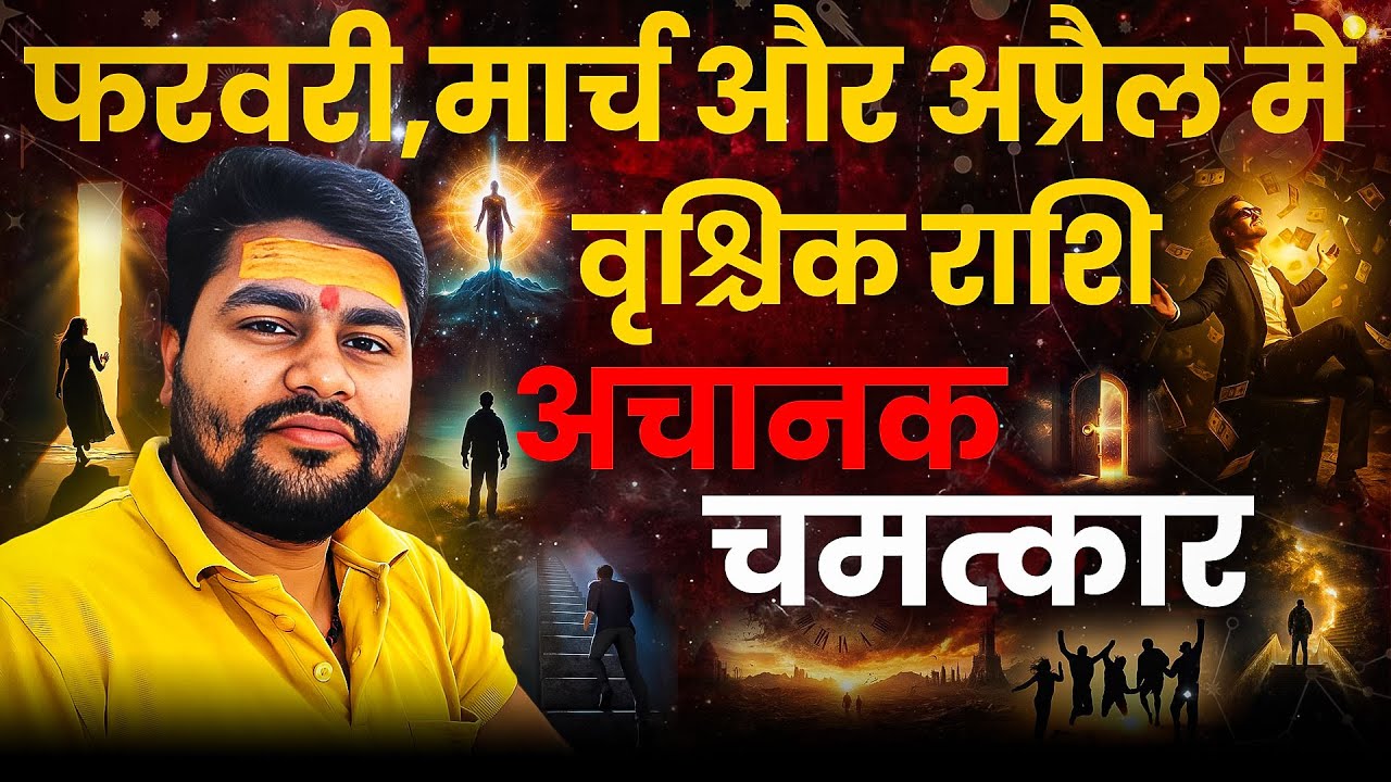 Vrishchik Rashi February ,March, April 2026 |वृश्चिक राशि वालो अचानक चमत्कार | बुध का गोचर | Dr Raja