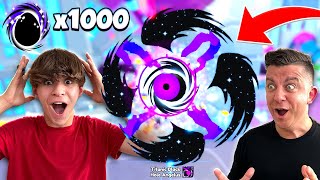 Hatch a TITANIC Black Hole Angelus in 1000 Eggs or GIVE AWAY ALL MY HUGE PETS!!