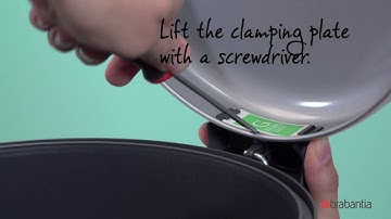 How to replace the lid of a Brabantia Pedal Bin