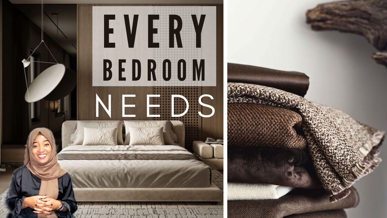 6 THINGS EVERY BEDROOM NEEDS | INTERIOR DESIGN - YouTube display picture 1