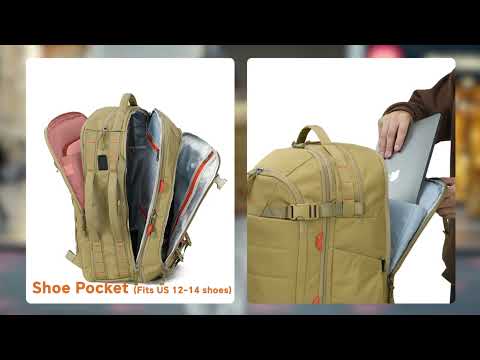🌍 The Ultimate Travel Companion — Tolaccea Expandable Travel Backpack! 🎒
