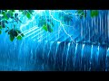 Fall Asleep Fast & Easy on a Rainy Night - Heavy Rain on a Tin Roof & Loud Thunder - White Noise