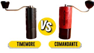 Comandante C40  vs Timemore C3! | Which one is better for pour over and espresso?