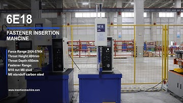 6E18 FASTENER INSERTION MACHINE 6TON——The Entry-Level Machine With The Highest Cost Performance