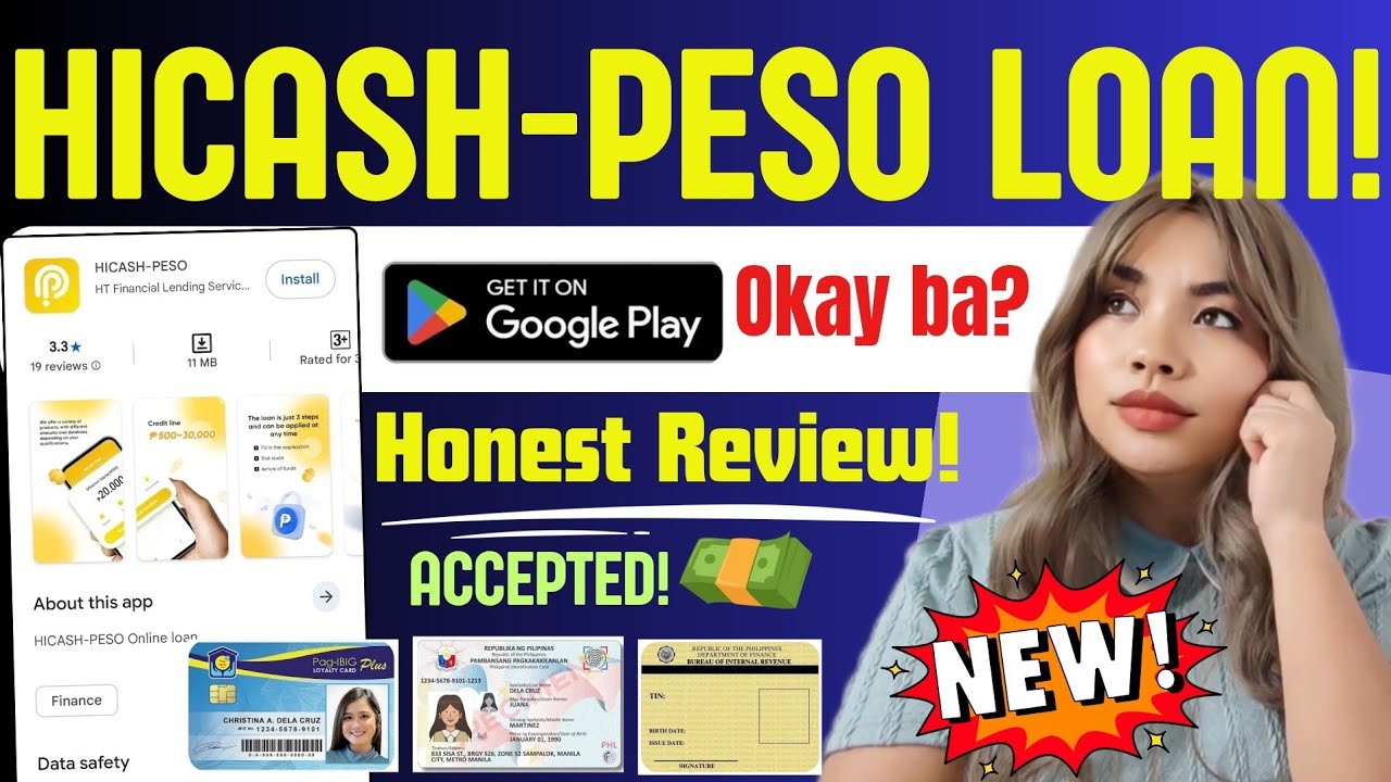 New HICASH-PESO Loan sa Playstore! ₱30,000 Loan! HONEST EXPERIENCE! 