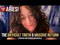 ♈ ARIES! I Almost Didn't Post This... Your Akashic Records Reveal a Difficult Truth &amp; Massive Return
