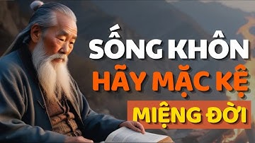 Cổ Nhân Dạy MẶC KỆ MIỆNG ĐỜI   Bí Quyết Sống Khôn   Triết Lý Cuộc Sống