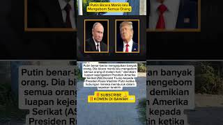Putin‼️Bicara Manis, Hujan Bom‼️#trending