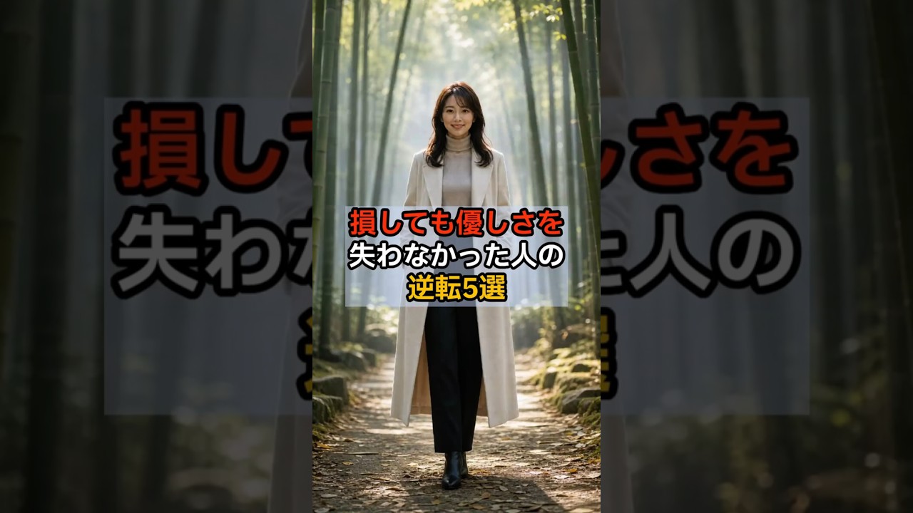損しても優しさを失わなかった人に起こる逆転5選 #スピリチュアル #優しさ