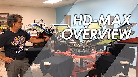 HD Max Screen Printing Press: Features & Demo