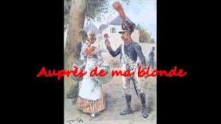 Video thumbnail of "Auprès de ma blonde"