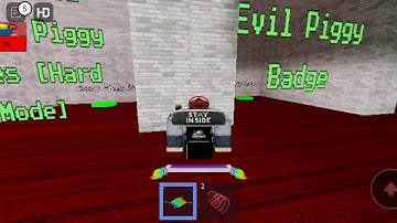 How to get Secret badge Evil Piggy in Piggy Find Badge Games! (bonus infected george badge!)