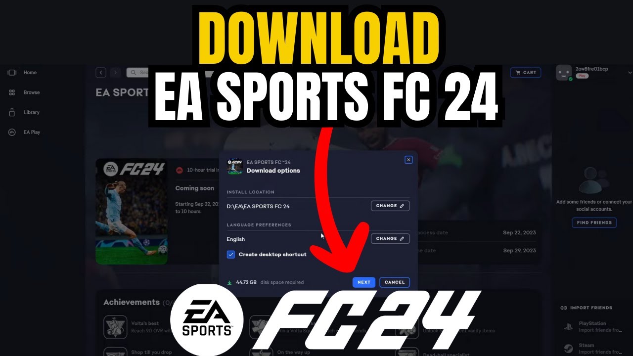 EA Sports FC 24: File Size and Preload Information