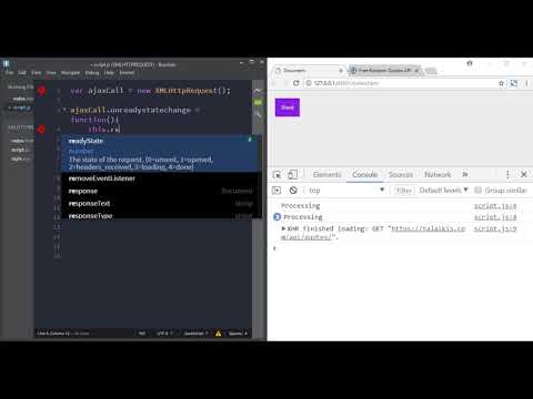 The XMLHTTP REQUEST