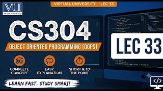 CS304 LEC 33| VU SHORT ACADEMY| #virtualuniversity #reels #education