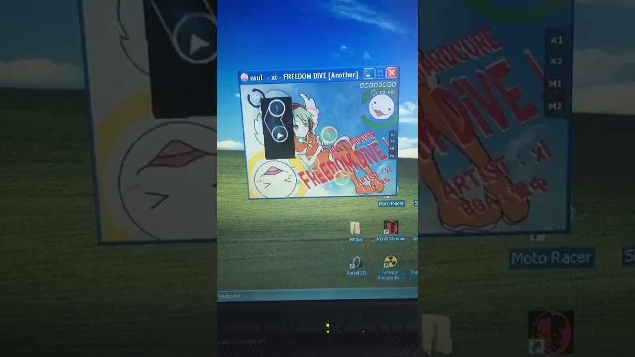 Купил клавиатуру с двумя кнопками специально для игры в osu! Неплохая вещь!