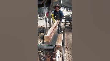 Long wood sawing process #smartwork #goodtools