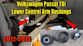 2012-2015 VW Passat TDI B7 Front Lower Control Arms / Bushings (Fast Method)