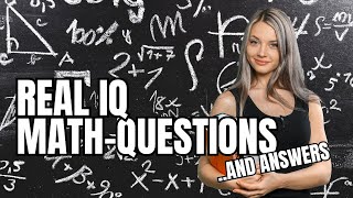 Math IQ Test Challenge! 5 Real IQ Questions with Answers and Explanations | Master Your Math Skills