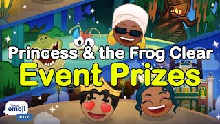 Princess the Frog Clear Event Prizes - Disney Emoji Blitz