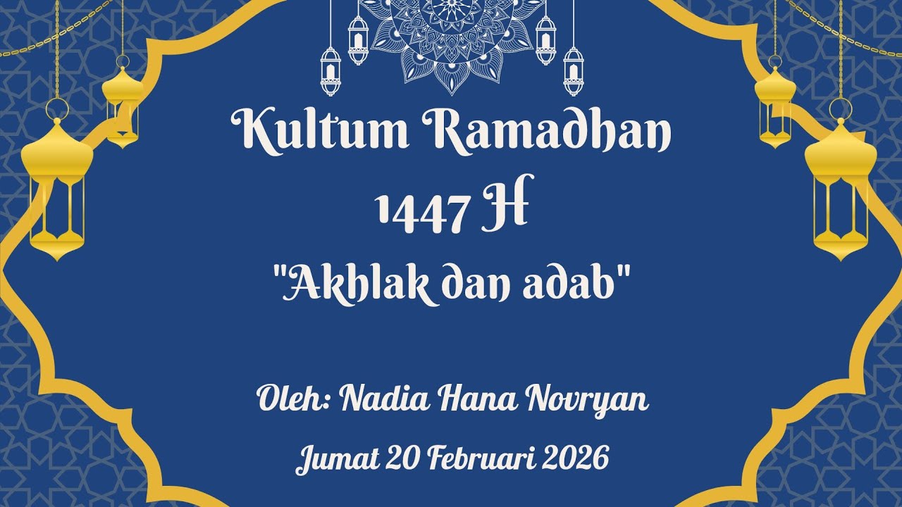 KULTUM RAMADHAN ✨| 