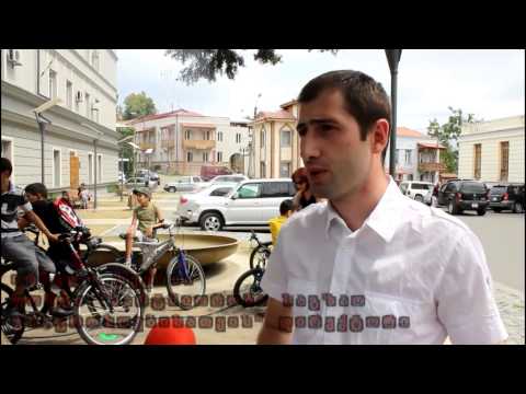 თელავში აქცია ველო მსვლელობა \"მწვანე ტრანსპორტი\" გაიმართა