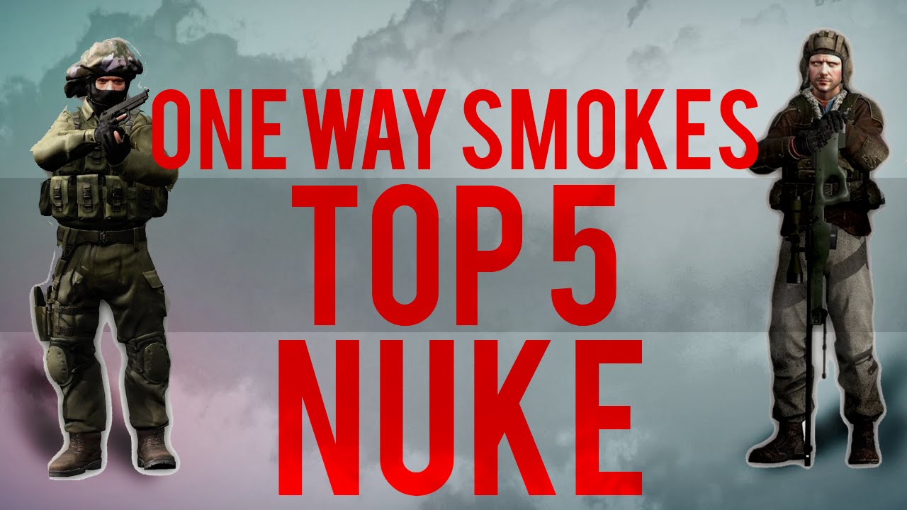 TOP 5 One Way Smoke NUKE | CS:GO - YouTube