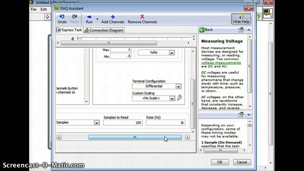 LabVIEW Demo 2 Voltage Input and Output YouTube