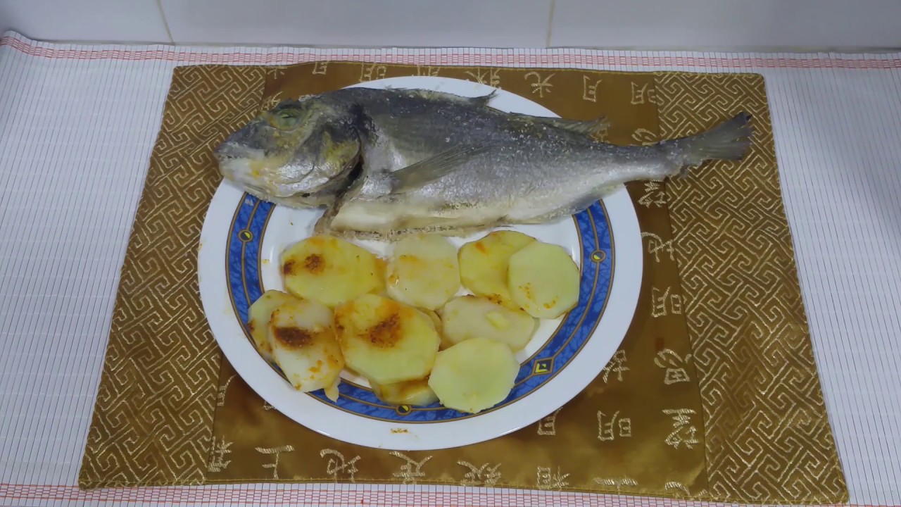 Dorada a la sal en monsieur cuisine plus