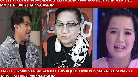 CRISTY FERMIN NAGBABALA KAY KRIS AQUINO MATAPOS MA...