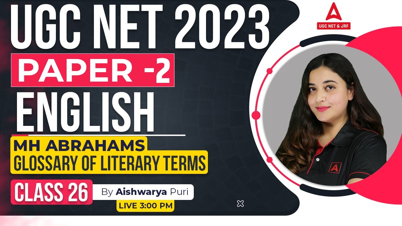 UGC NET English literature | English Literature By Aishwarya Puri | Glossary of Literary Terms #26