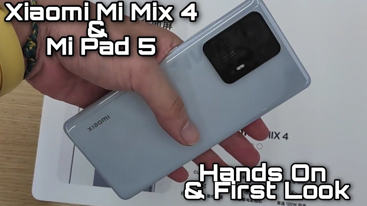 Xiaomi Mi Mix 4 & Mi Pad 5 Hands On | Unboxing | First Look | Tech4Life