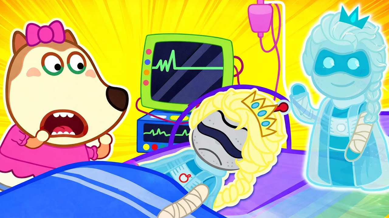 Elsa Robot, No dejes a Lucy💔¿Podrá el Doctor Wolfoo salvarla? | Wolfoo 2D en español