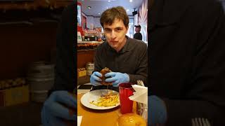 God of Hell Burger Challenge at J&N American Diner in Matsudo, Chiba, Japan (Halloween 2021)