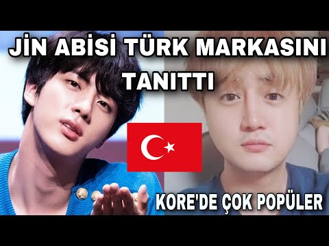 JİN’in abisi Türk MARKASINI tanıttı! 🇹🇷Korede çok popüler oldu😛