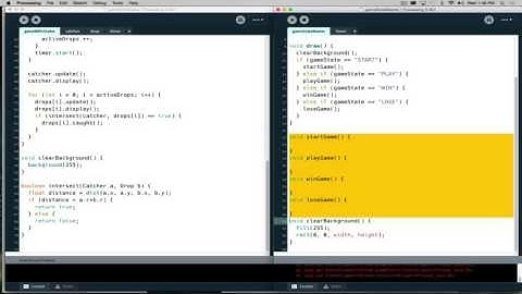 programming game states systems