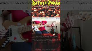 Ratos de Porão - Crocodila (video completo no meu canal) #basscover #bassguitar