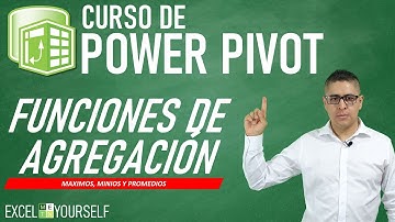 📌 CURSO de POWER PIVOT para EXCEL | Funciones de AGREGACIÓN en POWER PIVOT | Clase 13