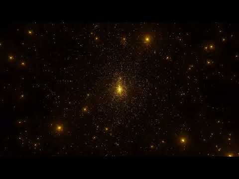 Glowing Golden Particles - Motion Graphics Animated Background Video HD