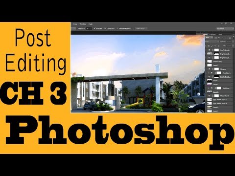 d Max Architecture  Render To Photoshop Post Editing Tutorial (hindi): Chapter 