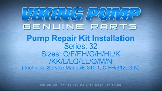 viking pump general purpose series 32 pump repair kit installation