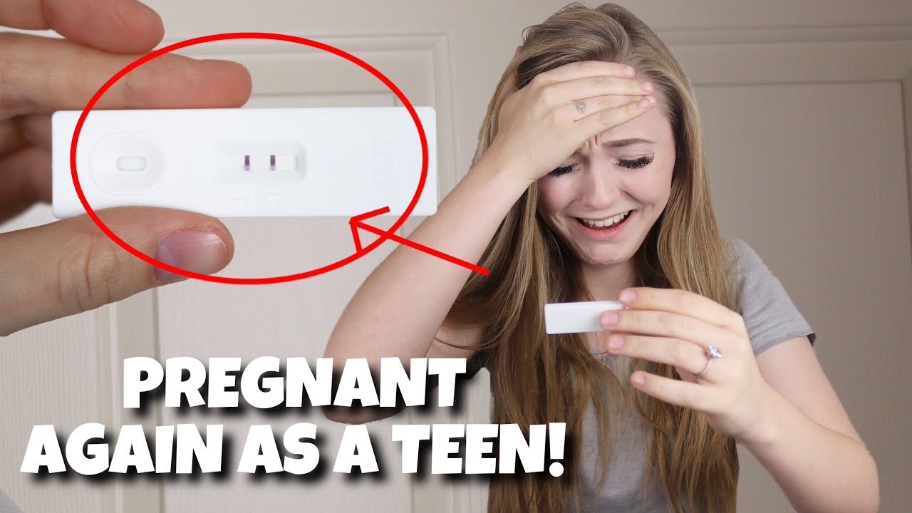 TEEN MOM LIVE PREGNANCY TEST *Positive* YouTube