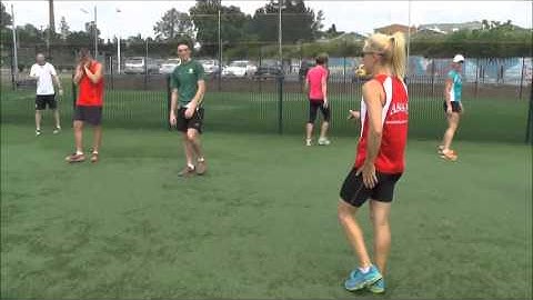 Ranell Hobson Push Step Speed Mechanics practical session